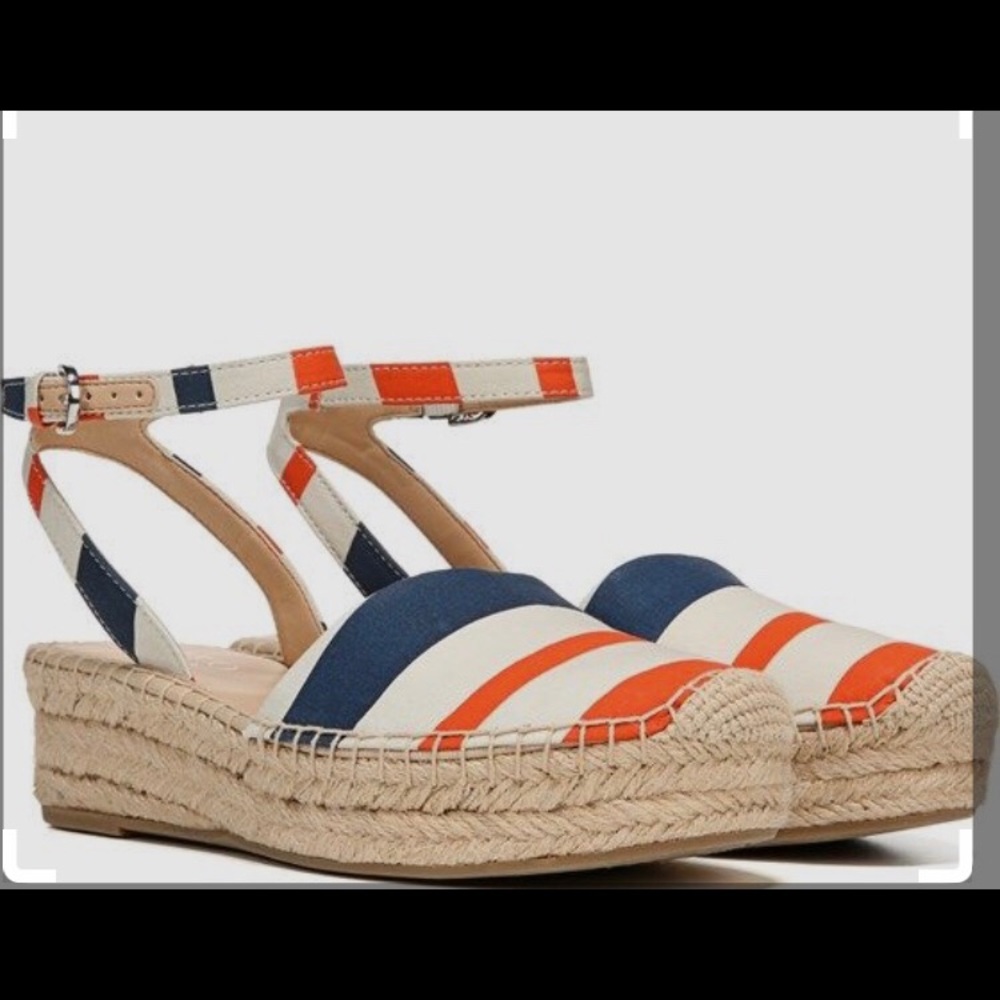 Franco Sarto's Lariza espadrille wedges Sz 6.5